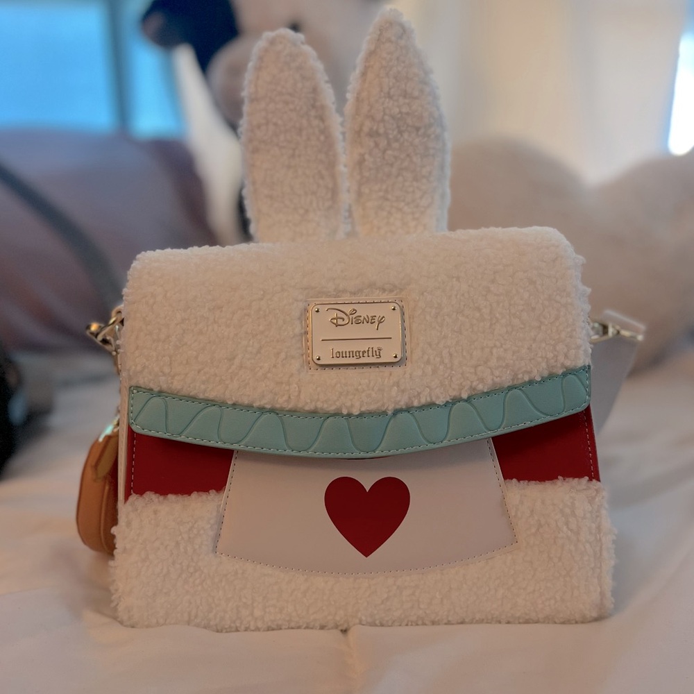 White Rabbit Loungefly Crossbody Bag
